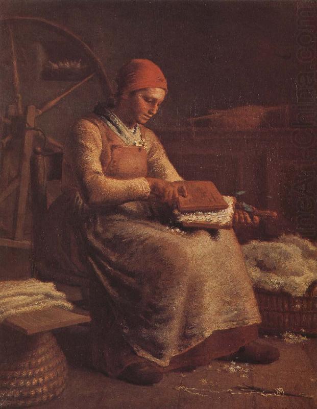 Peasant hackle wool, Jean Francois Millet